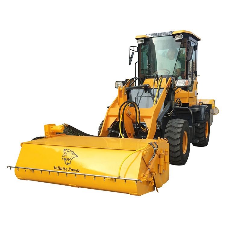 柳工30铲车扫地机 清理路面石子装载机清扫车